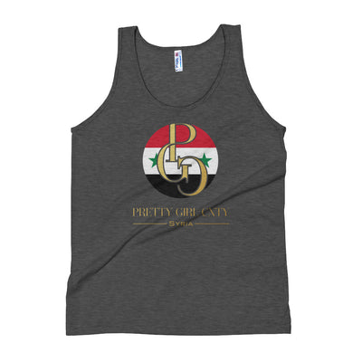 G/C Unisex Tri- Blend Tank Top Syria Gold