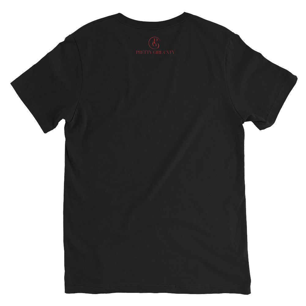S/C Unisex Short Sleeve V-Neck T-Shirt DanceDrip