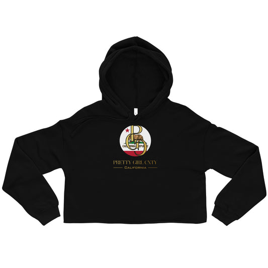 S/C Women's Crop Hoodie California Gold