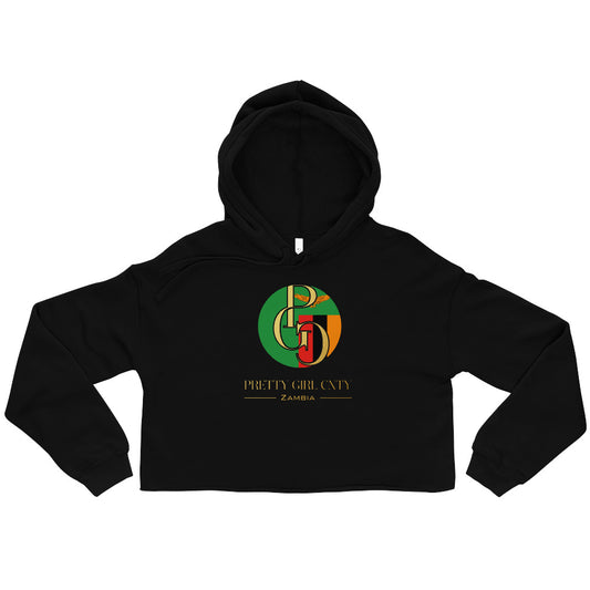 G/C Women's Crop Hoodie Zambia Gold