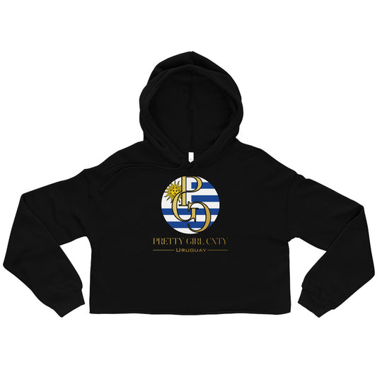 G/C Women's Crop Hoodie Uruguay Gold