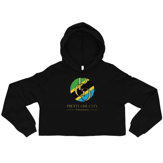 G/C Women's Crop Hoodie Tanzania Gold