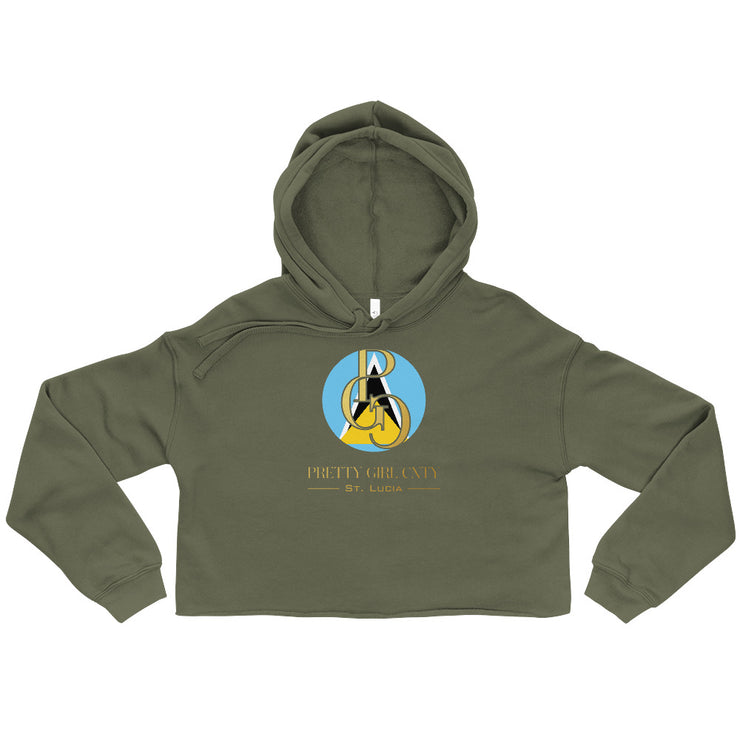G/C Women’s Crop Hoodie St. Lucia Gold