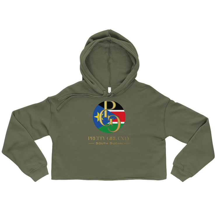 G/C Women’s Crop Hoodie South Sudan Gold