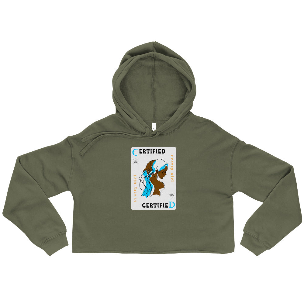 S/C Women's Crop Hoodie CPG Card
