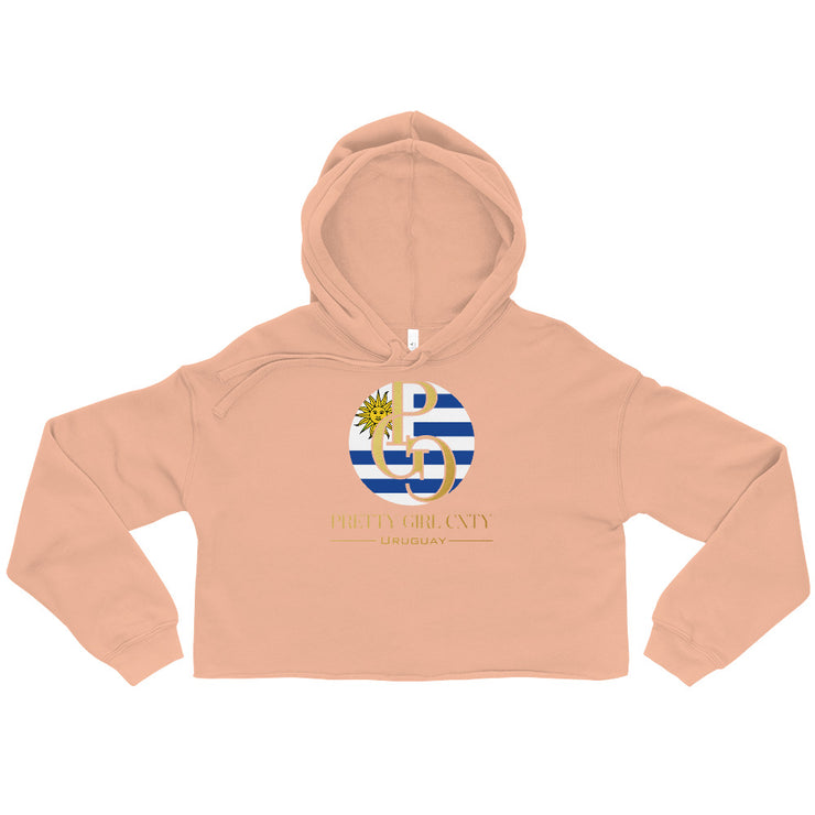 G/C Women's Crop Hoodie Uruguay Gold