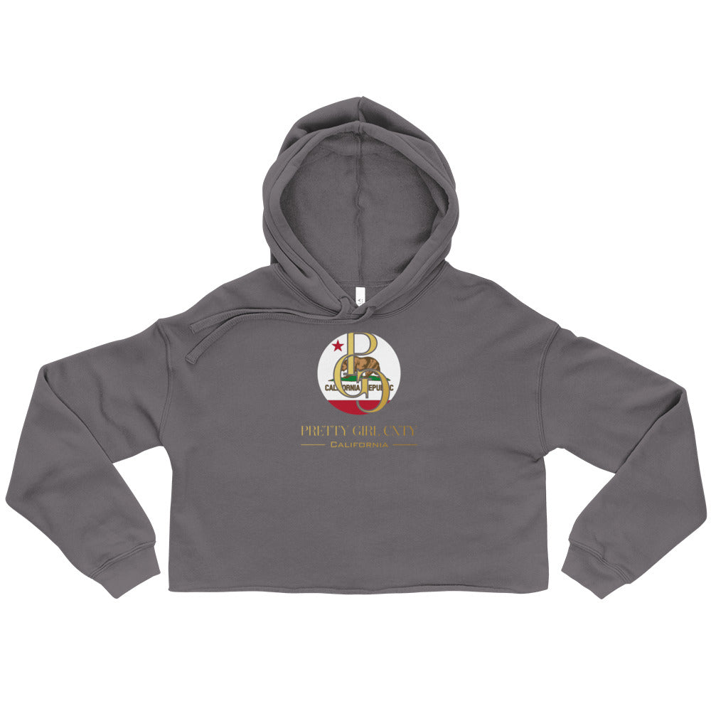 S/C Women's Crop Hoodie California Gold