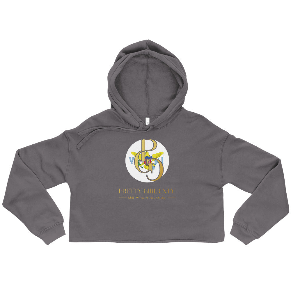 G/C Women’s Crop Hoodie U.S. Virgin Islands Gold