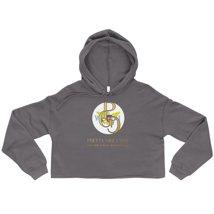 G/C Women’s Crop Hoodie U.S. Virgin Islands Gold