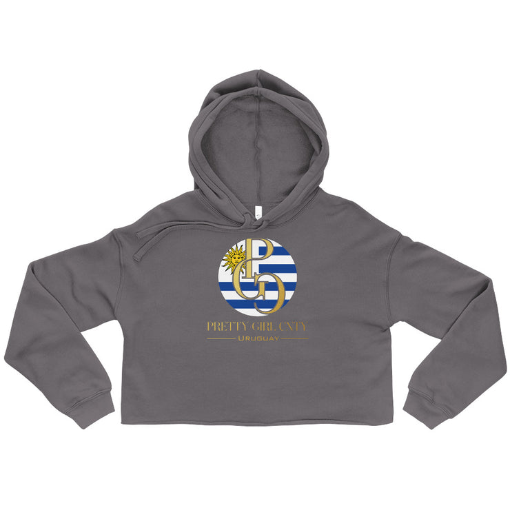 G/C Women's Crop Hoodie Uruguay Gold