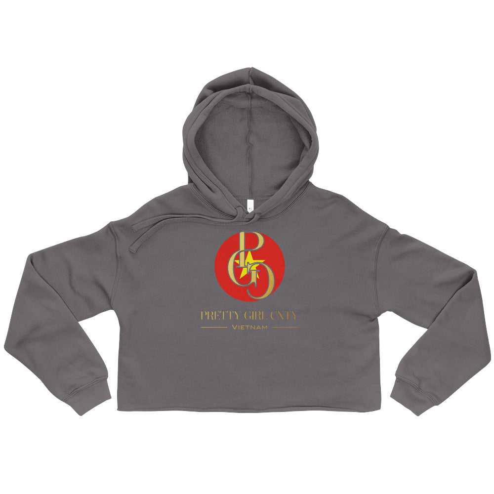 G/C Women's Crop Hoodie Vietnam Gold