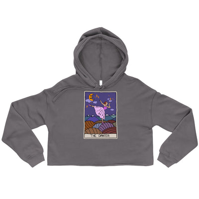 S/C Women's Crop Hoodie Dancer Tarot Card