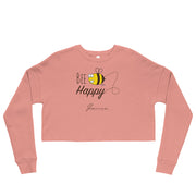 B/C Women’s Crop Sweatshirt Cartoon Bee