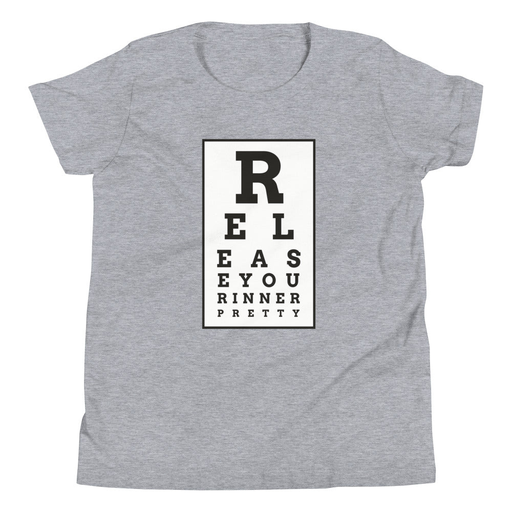 S/C Girl's T-Shirt Eye Chart Black & White