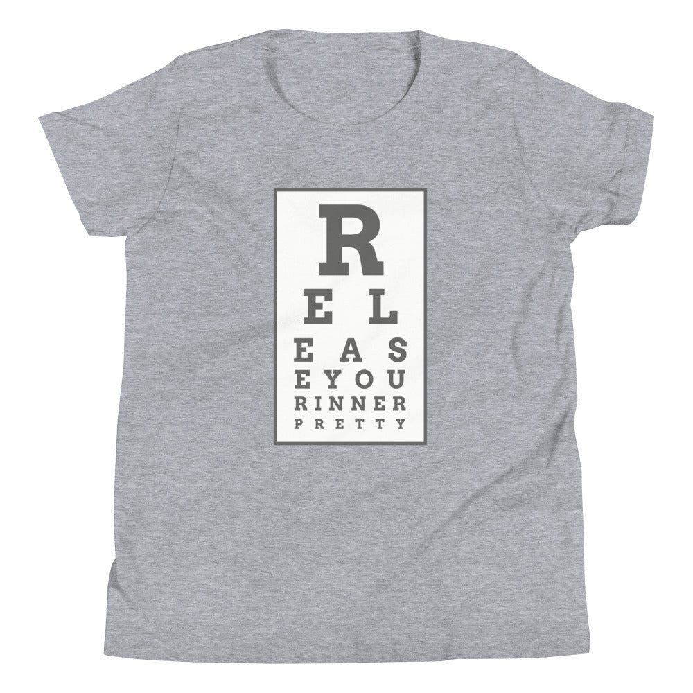 S/C Girl's T-Shirt Eye Chart Grey