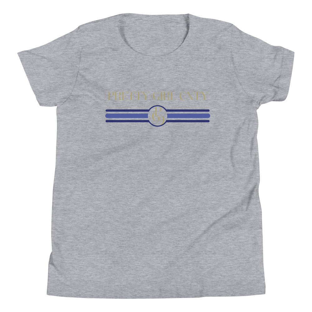 S/C Girl's T-Shirt Stripes Blue