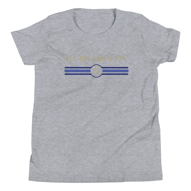 S/C Girl's T-Shirt Stripes Blue