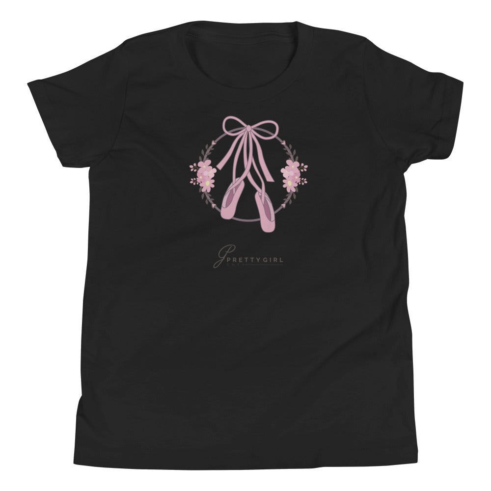 B/C Girl's T-Shirt Ballet Shoes DT