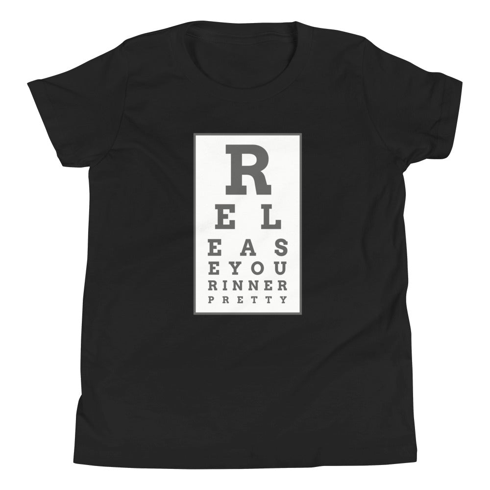 S/C Girl's T-Shirt Eye Chart Grey