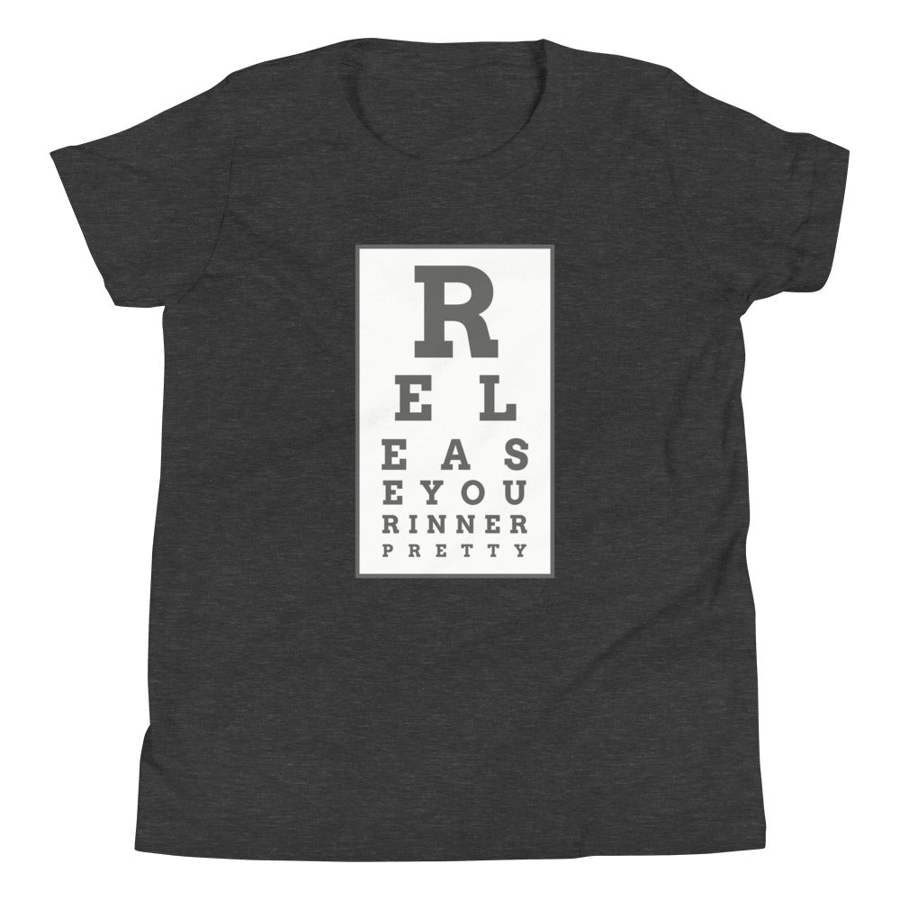 S/C Girl's T-Shirt Eye Chart Grey