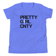 B/C Girl's T-Shirt Ballerina Text Black