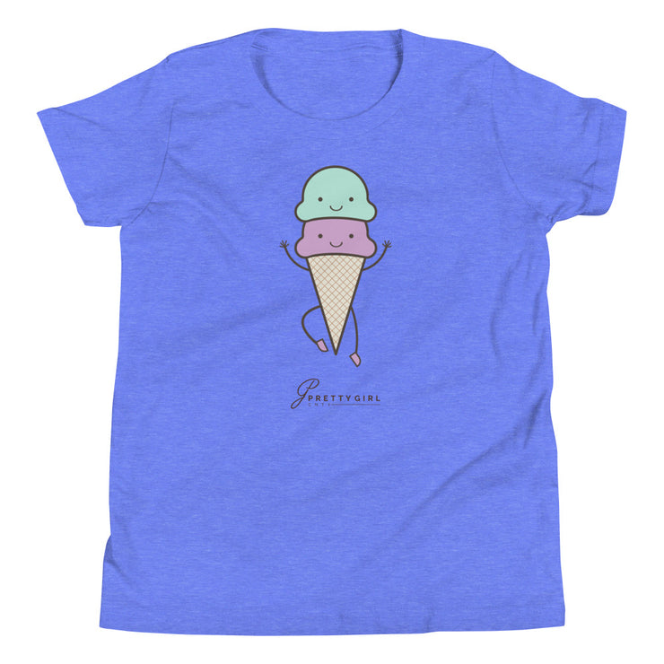 B/C Girl's T-Shirt Cartoon Ice Cream