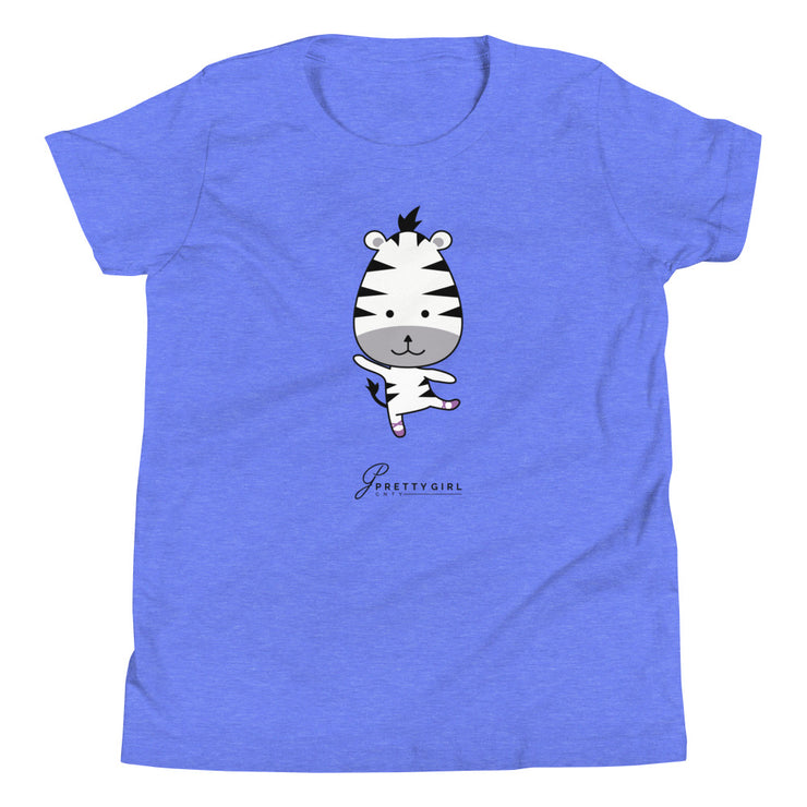 B/C Girl's T-Shirt Cartoon Zebra