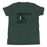 B/C Girl's T-Shirt Ballerina Text Black