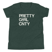 B/C Girl's T-Shirt Ballerina Text White