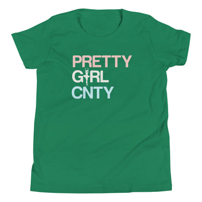 B/C Girl's T-Shirt Ballerina Text PWB