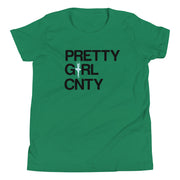 B/C Girl's T-Shirt Ballerina Text Black