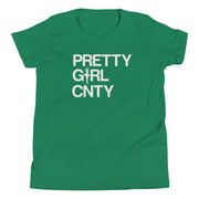 B/C Girl's T-Shirt Ballerina Text White