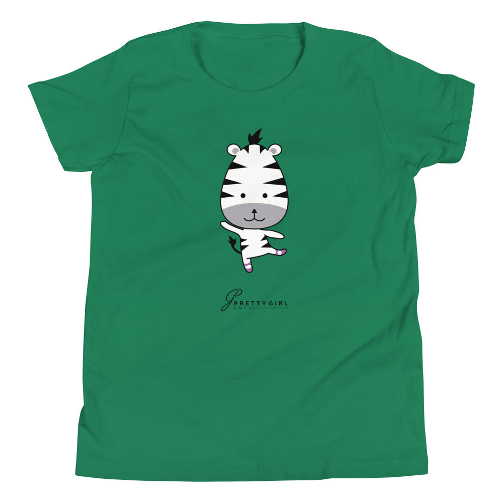 B/C Girl's T-Shirt Cartoon Zebra
