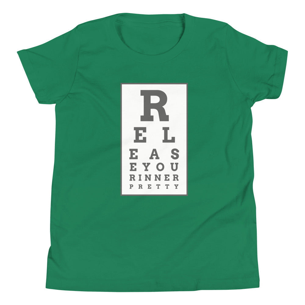 S/C Girl's T-Shirt Eye Chart Grey
