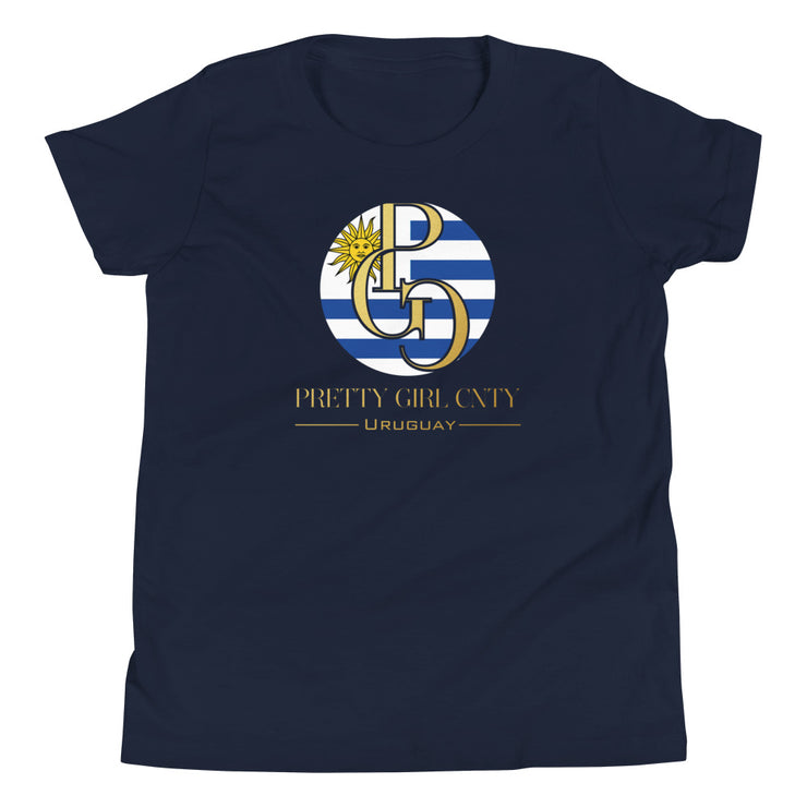 G/C Girl's T-Shirt Uruguay Gold