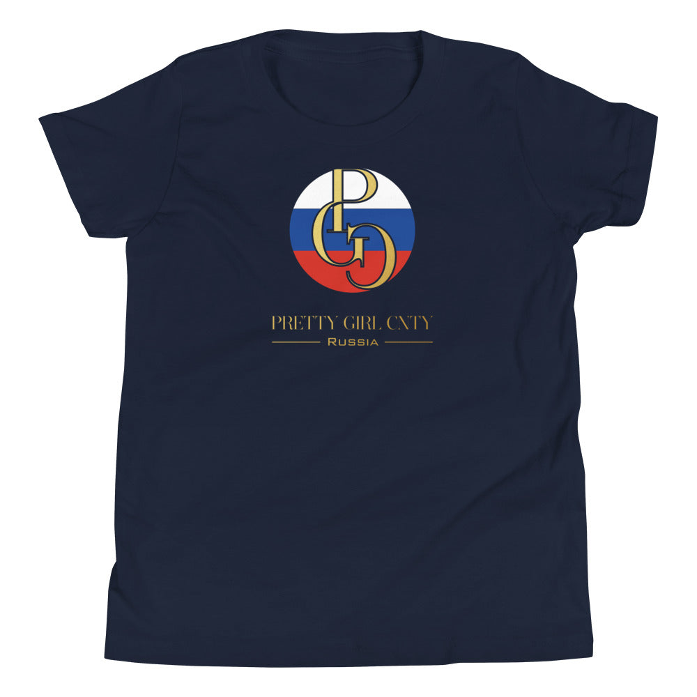 G/C Girl's T-Shirt Russia Gold