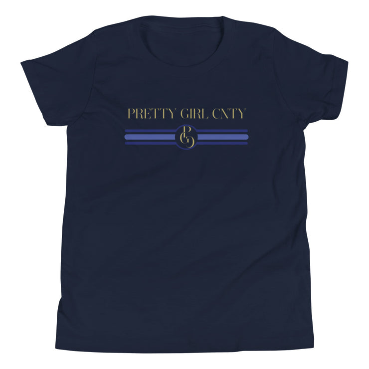 S/C Girl's T-Shirt Stripes Blue