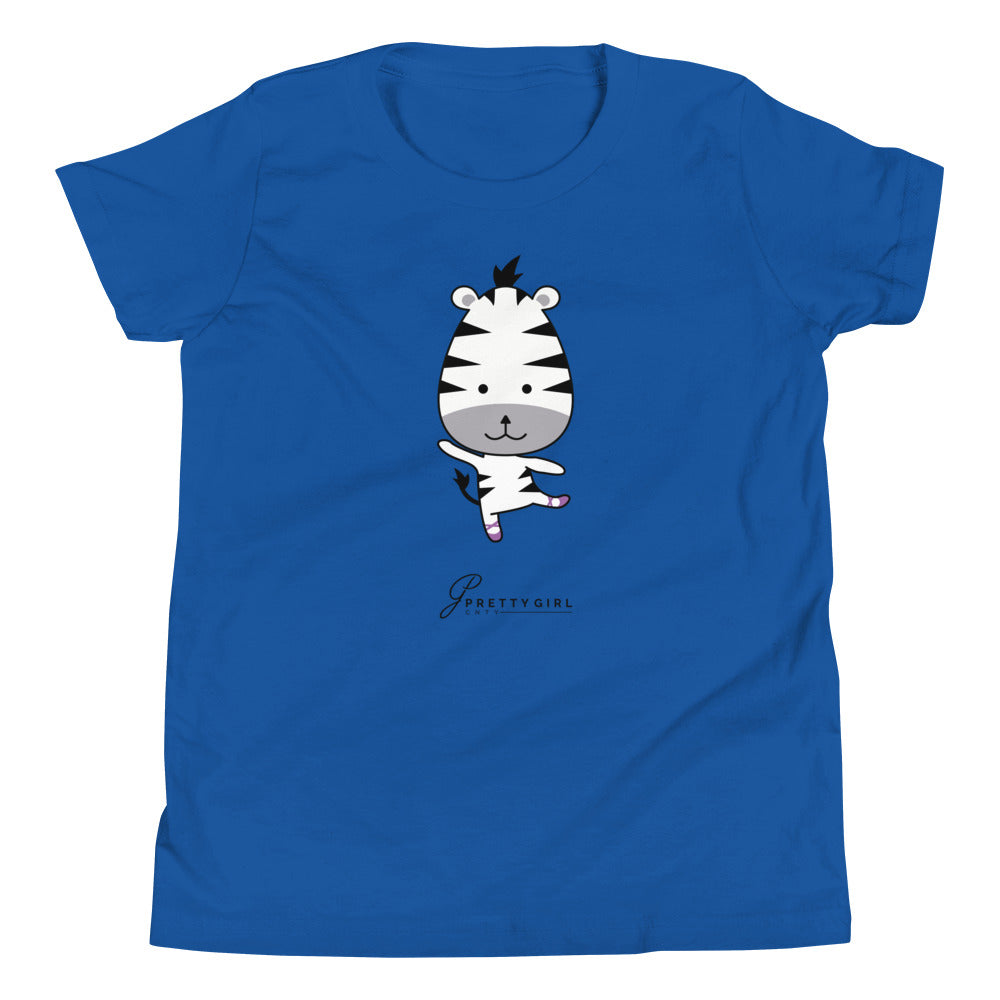 B/C Girl's T-Shirt Cartoon Zebra