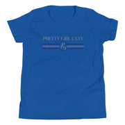S/C Girl's T-Shirt Stripes Blue