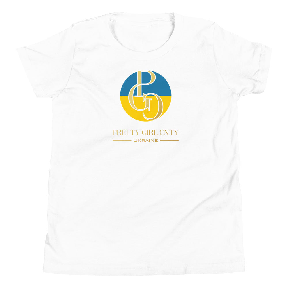 G/C Girl's T-Shirt Ukraine Gold