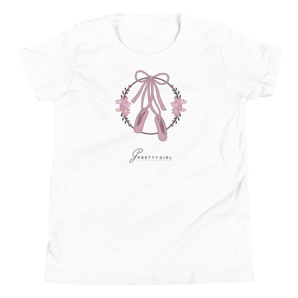 B/C Girl's T-Shirt Ballet Shoes DT
