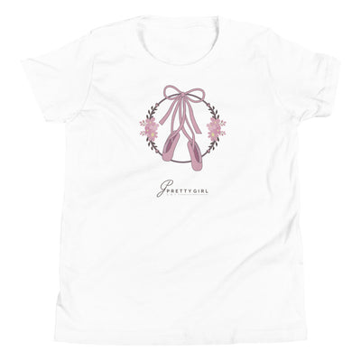 B/C Girl's T-Shirt Ballet Shoes DT