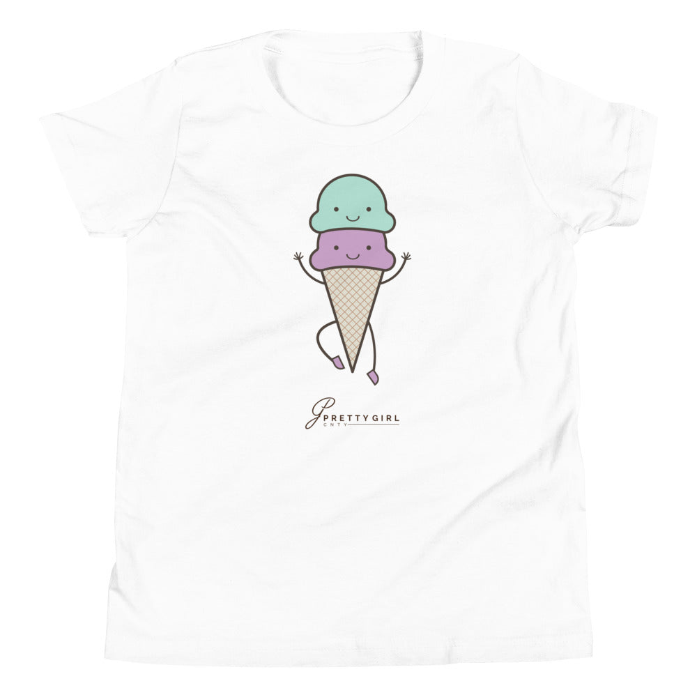 B/C Girl's T-Shirt Cartoon Ice Cream
