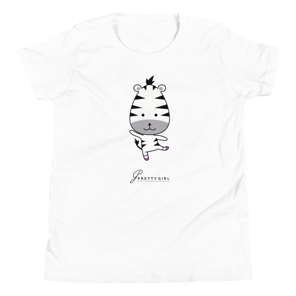 B/C Girl's T-Shirt Cartoon Zebra