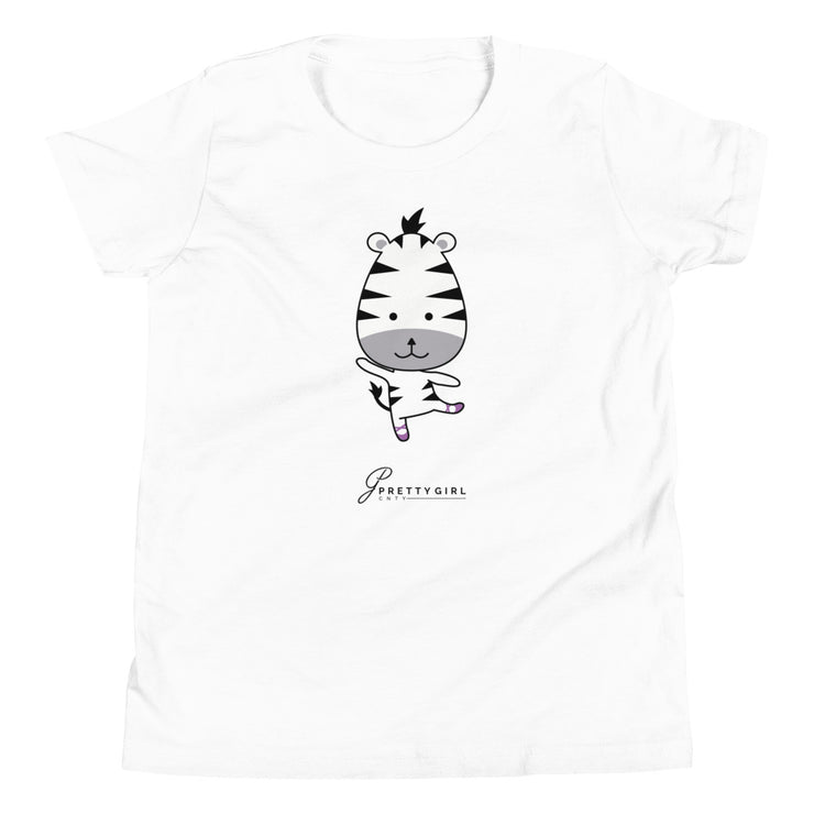 B/C Girl's T-Shirt Cartoon Zebra