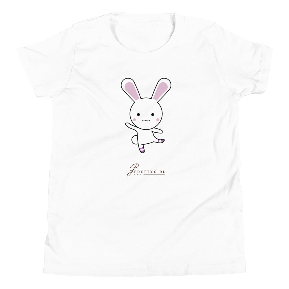 B/C Girl's T-Shirt Cartoon Bunny