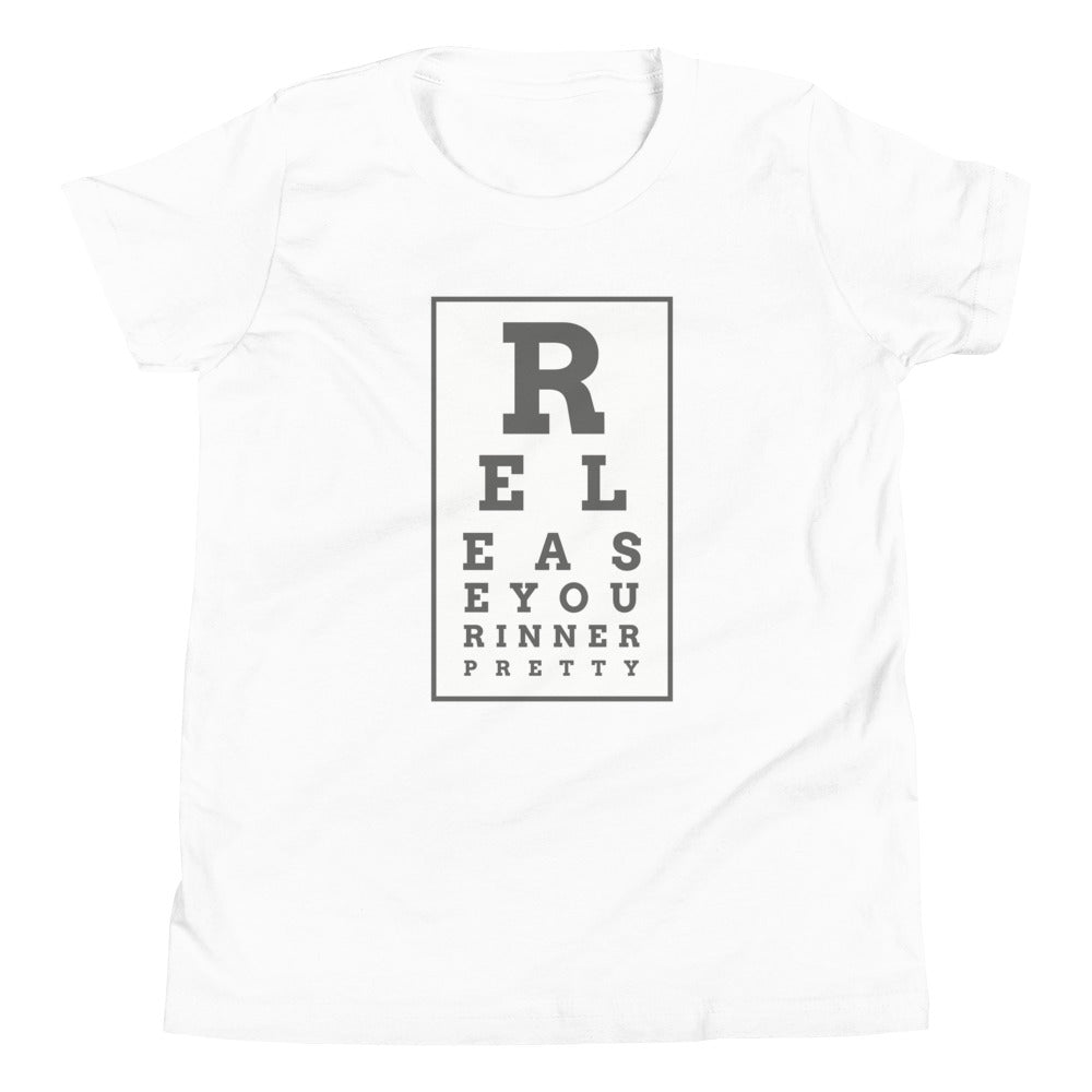 S/C Girl's T-Shirt Eye Chart Grey